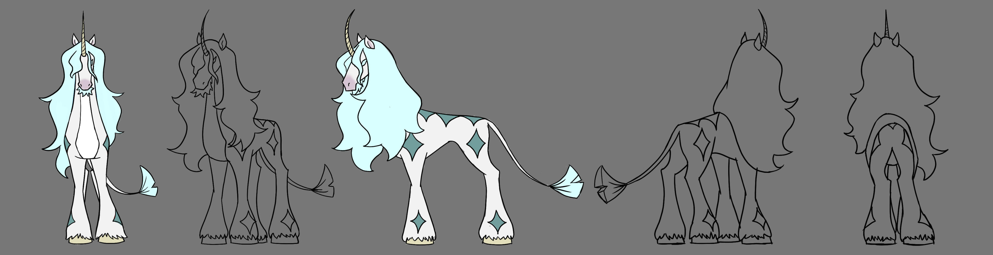 The Unicorn Turnaround - AlexisSavannahArt@gmail.com