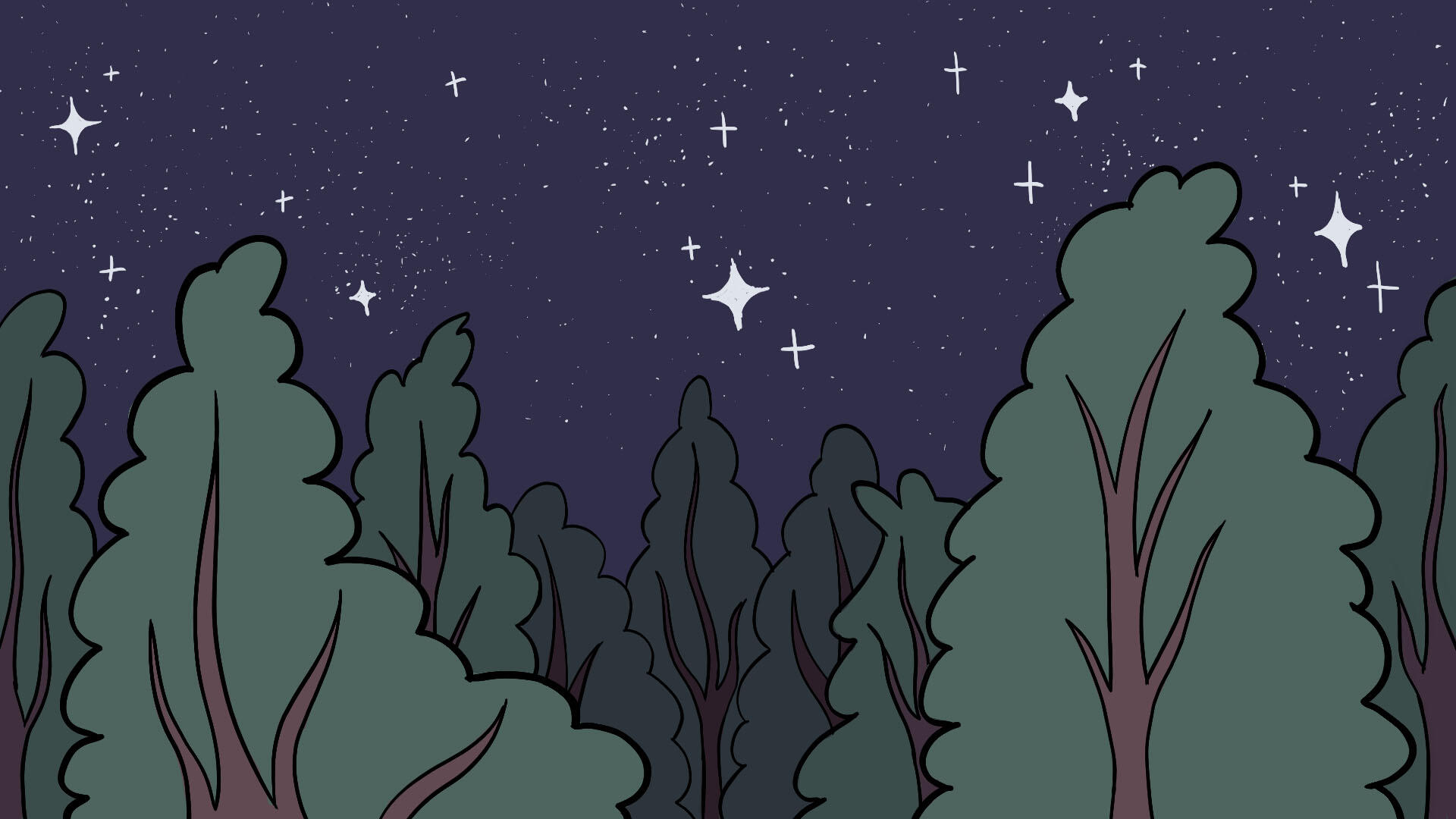 Magical forest Sky - AlexisSavannahArt@gmail.com