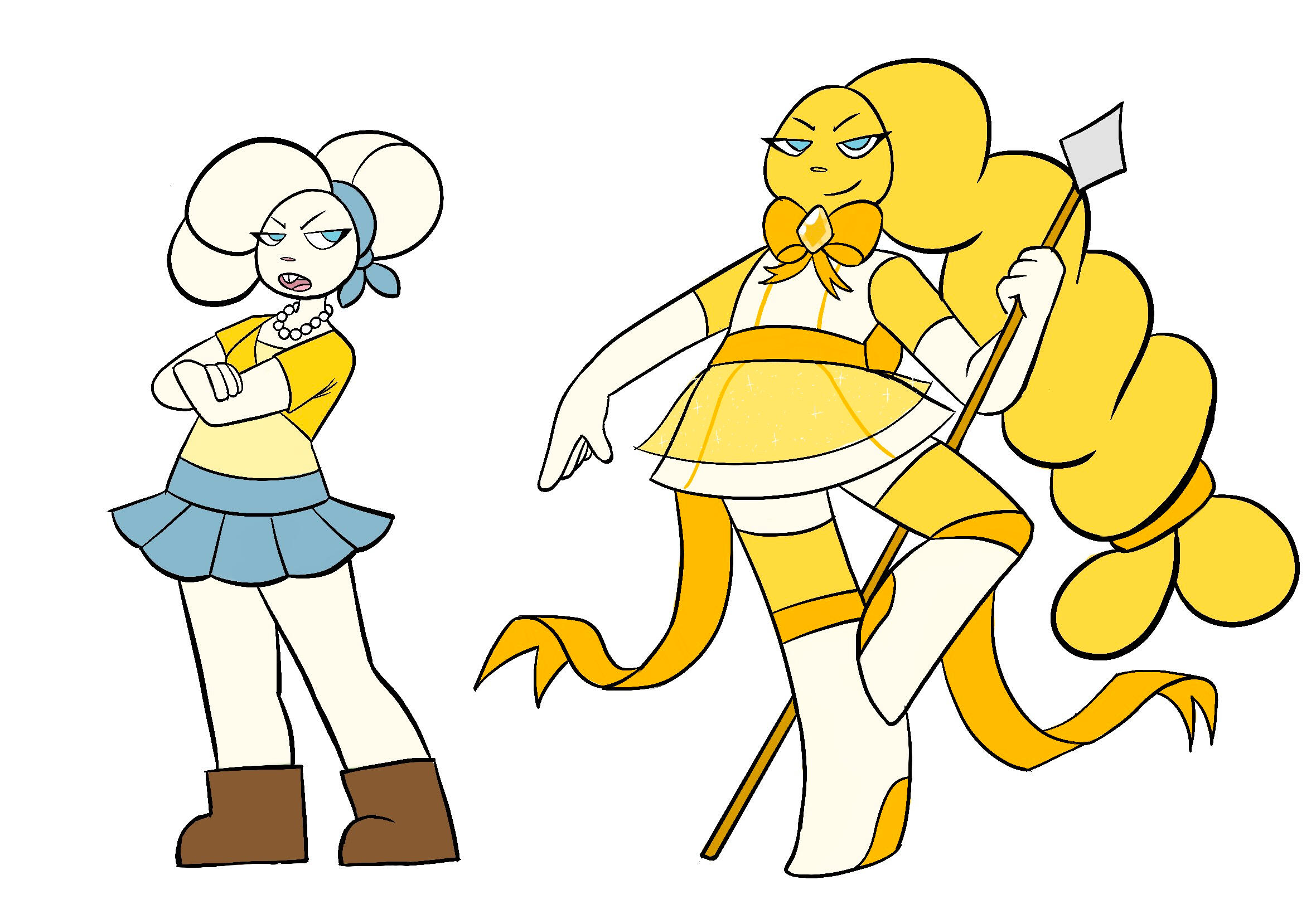 Princess Diamond Transformation - AlexisSavannahArt@gmail.com